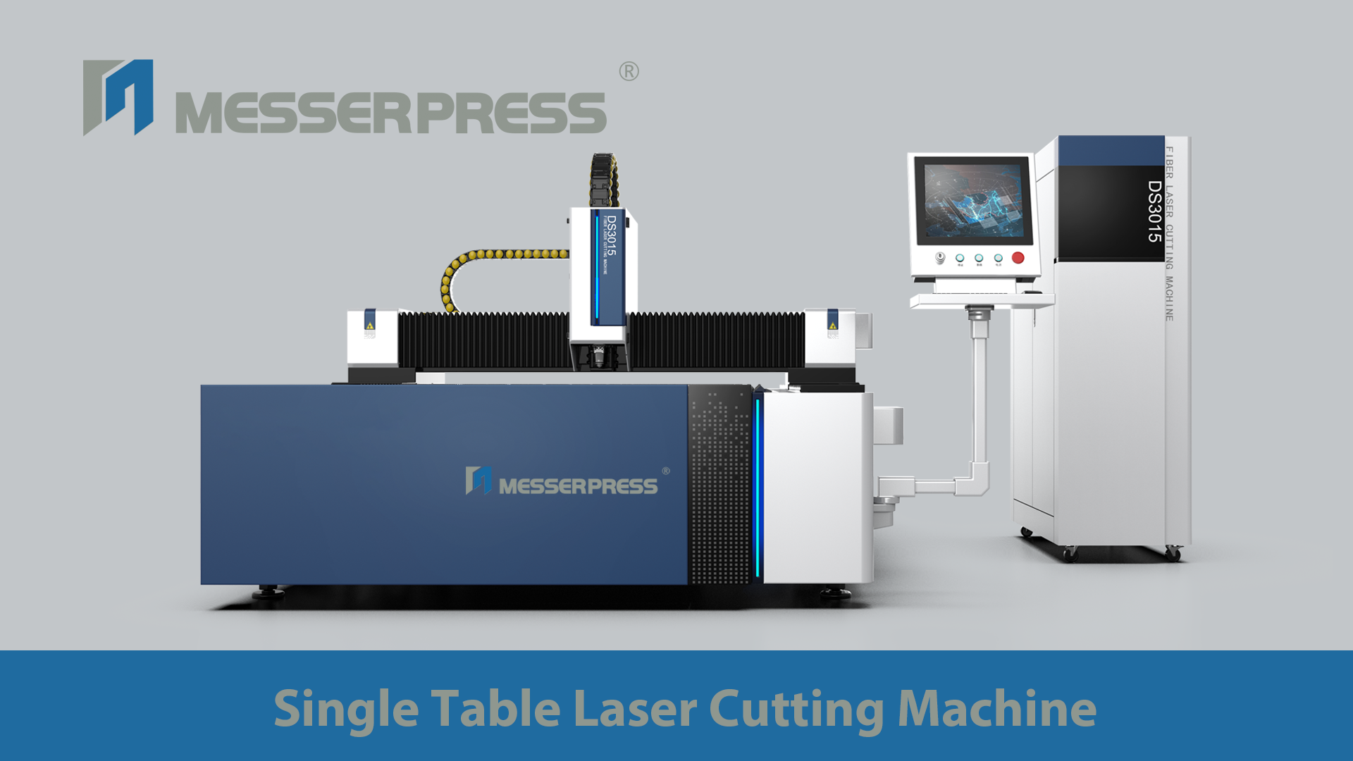 Single table laser cutting machine 
