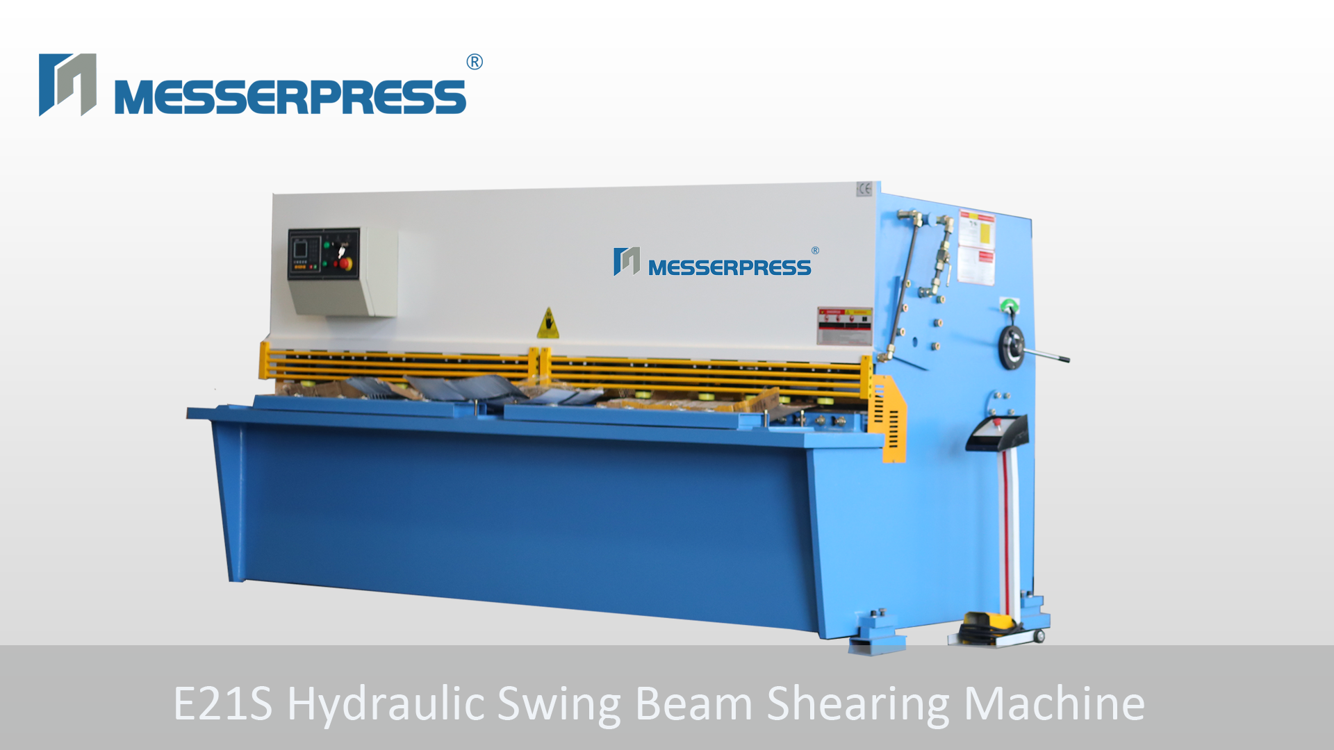 hydraulic swing beam shearing machine